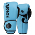 Перчатки боксёрские Reyvel ProTraining MF, цвет голубой